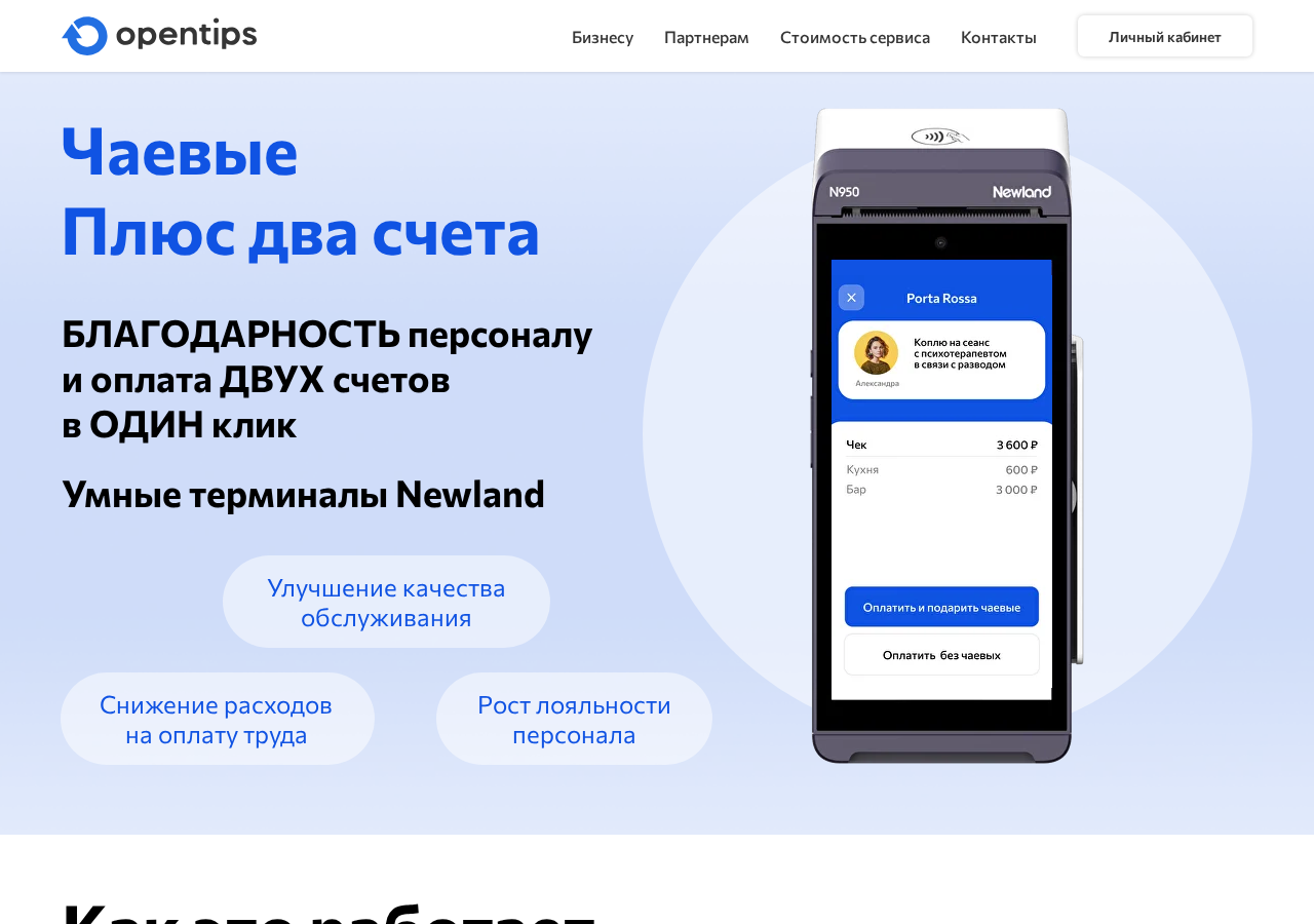 Главная страница сервиса OpenTips
